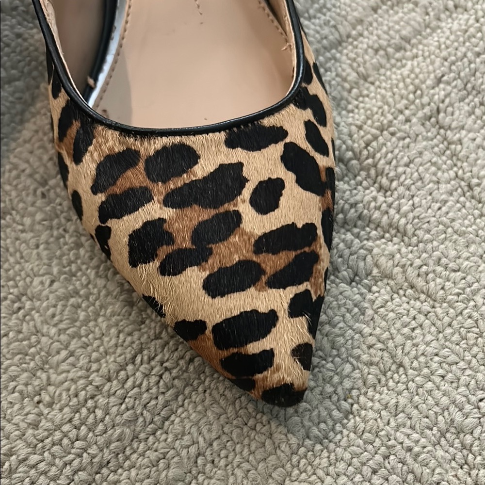 Gianni Bini leopard print calf skin heels sz 10 - Picture 4 of 5